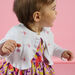Cardigan con motivi a fiori