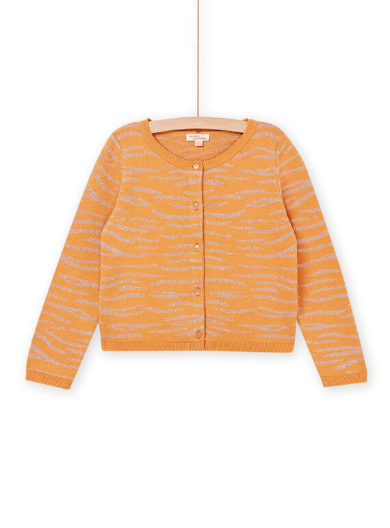 Cardigan in maglia con dettagli in lurex 22W901N1CARB107