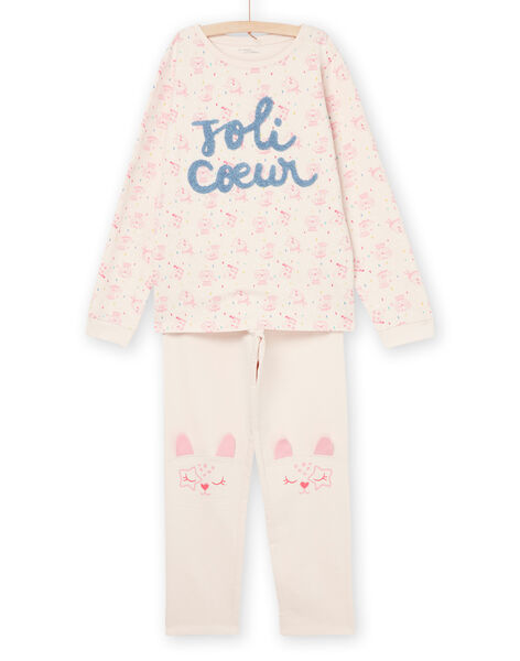 Set pigiama felpa e pantaloni con motivo 3D PEFAPYJDOG / 22WH1122PYJ005