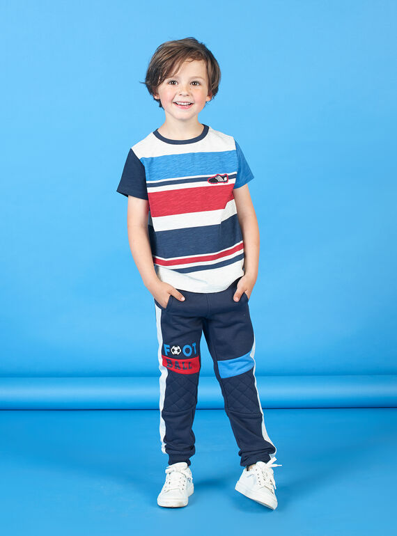 Pantaloni sportivi blu notte bambino LOHAJOG / 21S902X1JGB705