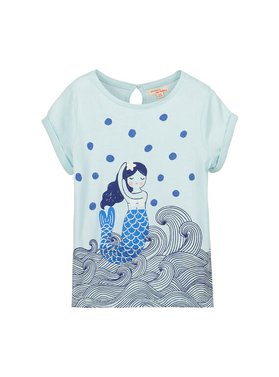 T-shirt fantasia maniche corte bambina FANETI1 / 19S901B1TMCC216