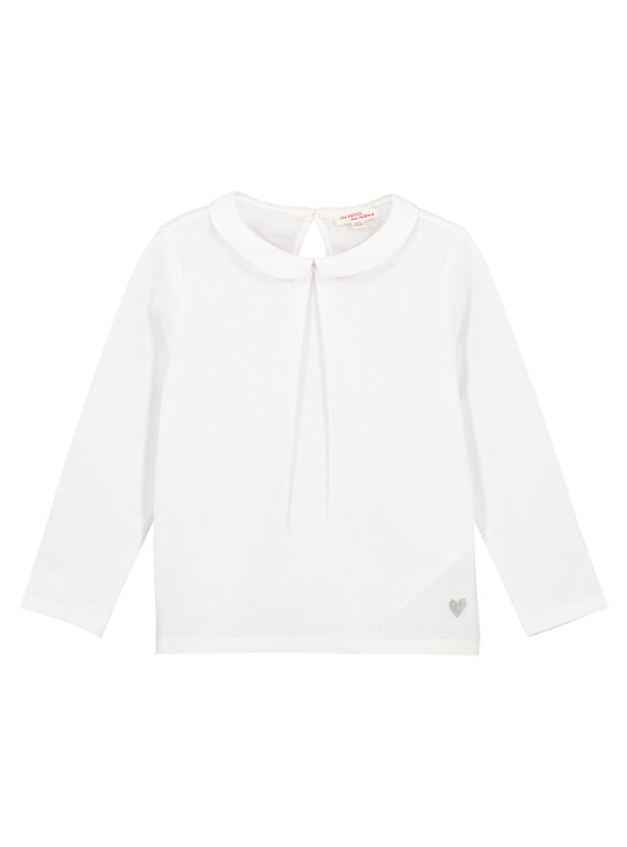 White baby blouse GAESBRA4 / 19W901U2D3A000
