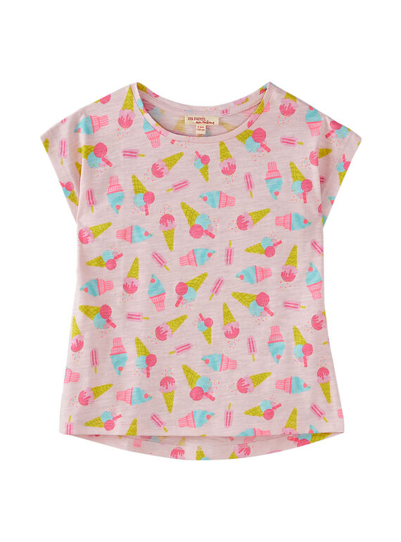 T-shirt maniche corte con stampa gelati JAJOTI7 / 20S901T6D31301