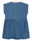 Abito in jeans a maniche corte con motivo pappagalli PAGOROB2 / 22W901O1ROBP274
