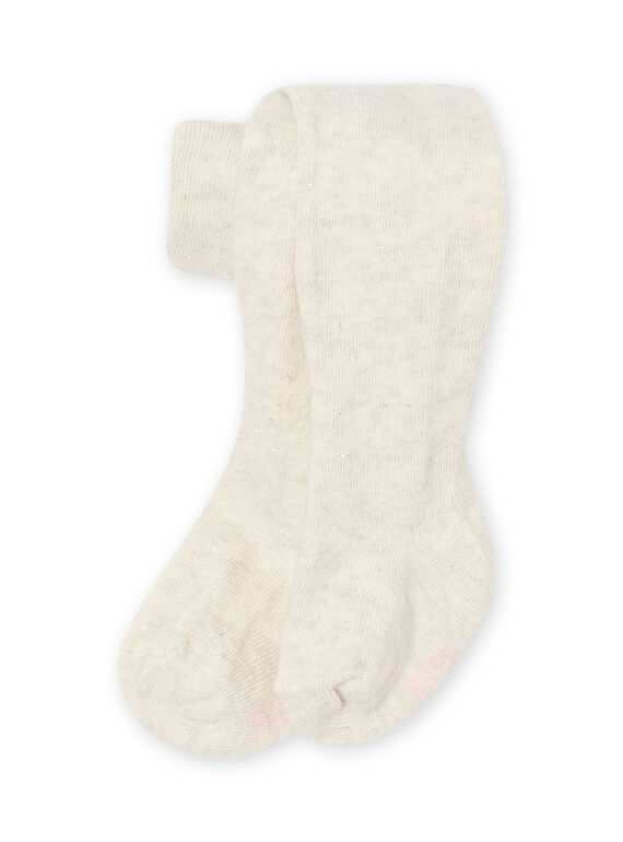 Collant beige melange glitterati neonata MYIJOCOLU1 / 21WI0918COLA011