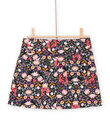 Gonna in velluto con stampa a fiori PARHUJUP / 22W901Q1JUPC205