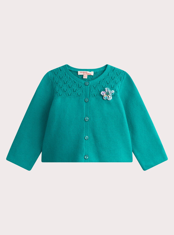 Cardigan Caraibe per neonata WIBOCAR / 25SG09R1CARC242