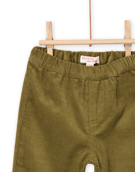 Pantaloni kaki in velluto a costine PUJOPAN1 / 22WG10D2PANG604