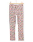 Pantaloni felpati imbottiti con stampa a fiori PARHUPANT / 22W901Q1PAN303