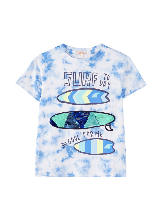 T-shirt bambino  tie-dye blu JOQUATI4 / 20S902R4TMC000