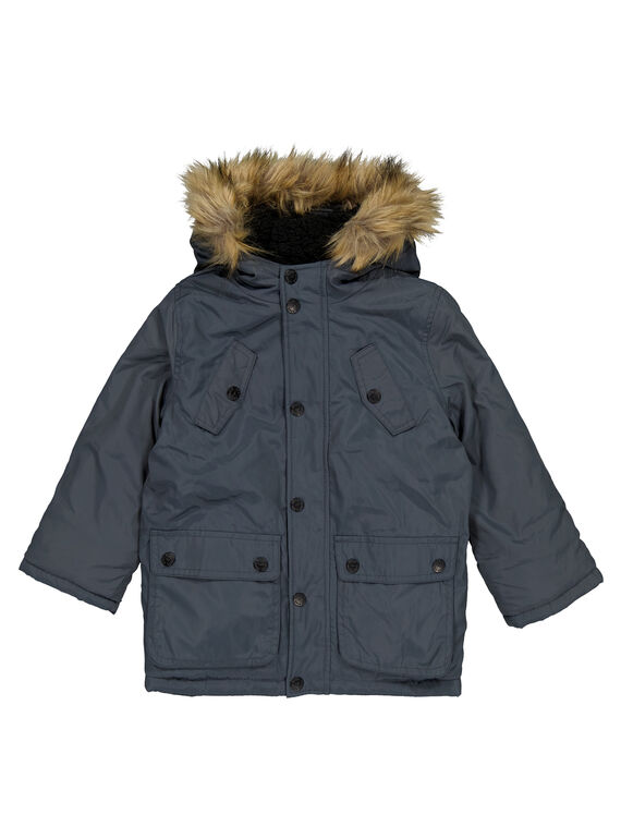 Parka fodera calda Blu Acciaio GOGROPAR1 / 19W90288PARC202