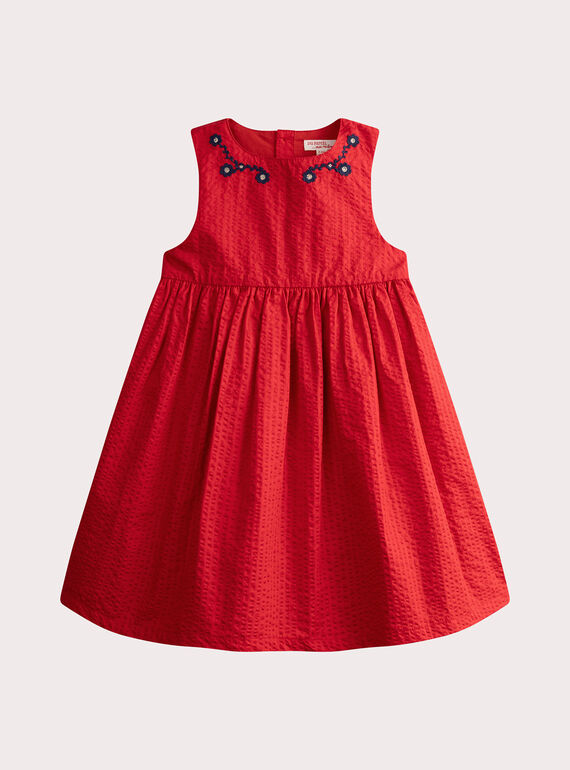 Abito rosso goffrato   WAPAROB2 / 25S90111ROB050
