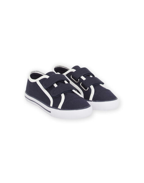 Scarpe da tennis navy e bianche bambino NOTOILNAVY / 22KK3691D16070