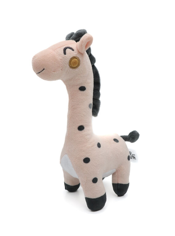Morbido peluche di giraffa. Dimensioni: 9 cm x 10 cm x 23 cm DPAPE0072GIRAFE / 23R88411PE2099