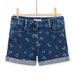 Shorts in jeans con stampa cocomero