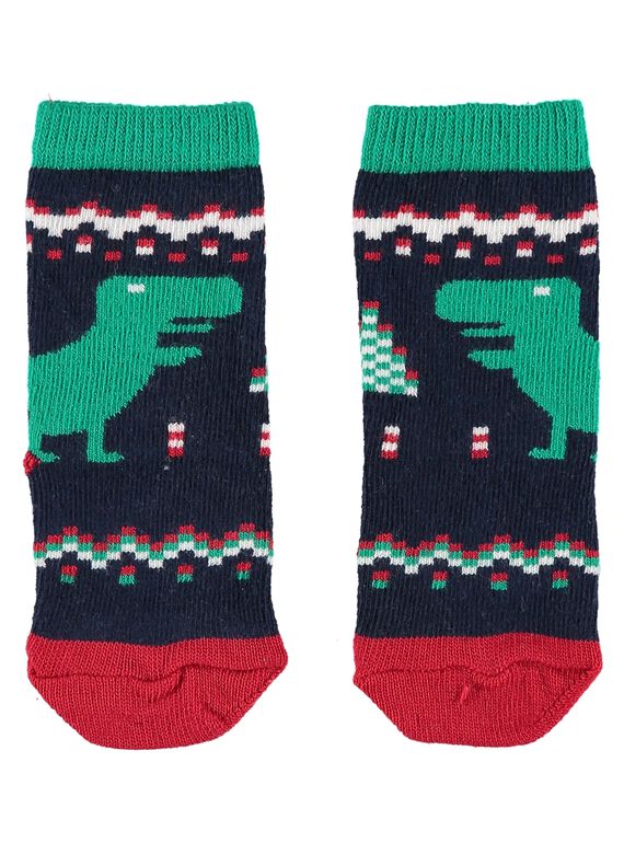 Calze motivo dinosauro natalizio. GYUNOCHO / 19WI10V1SOQ705