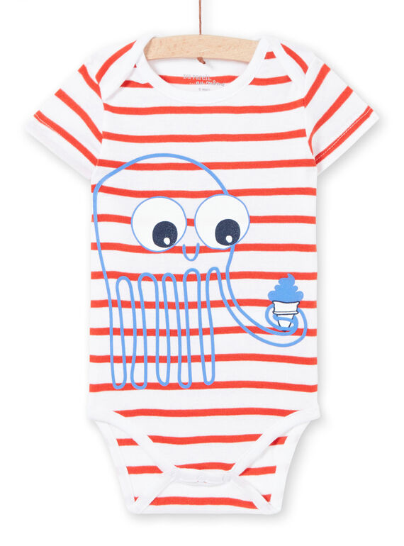 Body corredo bambino a maniche corte stampa piovra LEGABODPIE / 21SH1426BDL000