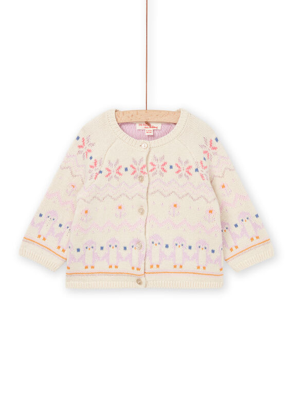 Cardigan in maglia jacquard PIRECAR / 22WG09T1CAR003