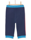 Pantaloni a tinta unita con cintura e parte inferiore delle gambe a contrasto PUGOBAJOG / 22WG10O3PAN715