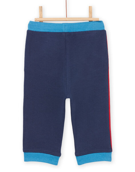 Pantaloni a tinta unita con cintura e parte inferiore delle gambe a contrasto PUGOBAJOG / 22WG10O3PAN715
