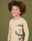 T-shirt maniche lunghe con motivi animali della foresta PORHUTEE4 / 22W902Q1TMLA016