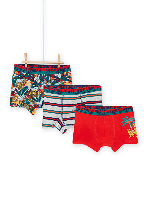 Set 3 parigamba assortiti bambino NEGOBOXLION / 22SH12J2BOXJ922