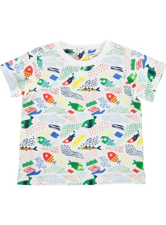 Baby boys' short-sleeved T-shirt CUMATI3 / 18SG10U3TMC099