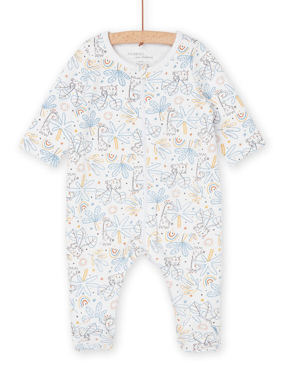 Tutina bianca con stampa fantasia ROU2GRE2 / 23SF05I1GRE000