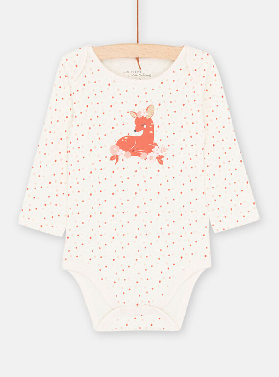 Body ecrù con stampa a pois SEFIBODBICHE / 23WH1371BDL001