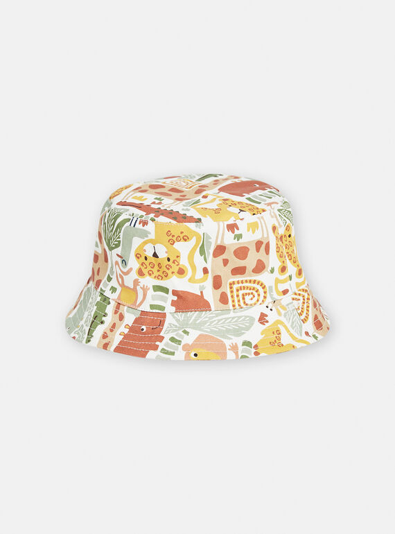 Cappello da pescatore double face ecrù bambino TYUJA1BOB2 / 24SI10E4CHA001