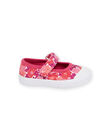 Scarpe baby rosa con stampa a fiori neonata NITOILAOP / 22KK3791D17030