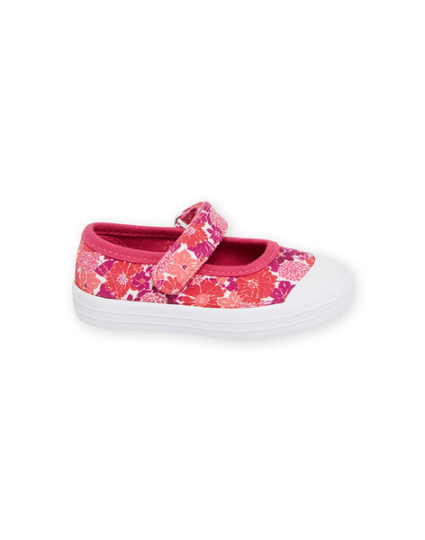 Scarpe baby rosa con stampa a fiori neonata NITOILAOP / 22KK3791D17030