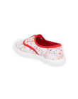 Sneakers in tela multicolore con stampa a fiori bambina NATOILCIEFLOW / 22KK3594D16099