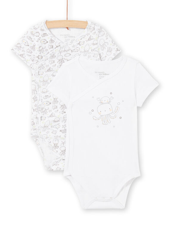 Set 2 body bianchi nascita bambino LOU2BOD1 / 21SF04I1BOD000