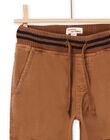 Pantaloni cargo cammello con elastico in vita POJOPAMAT4 / 22W902B1PAN812