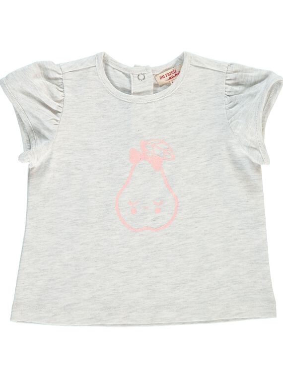 Baby girls' short-sleeved T-shirt CIJOTI4A / 18SG09R4TMC943