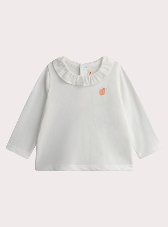 Maglia écru per neonata WILANBRA / 25SG0942BRAA001