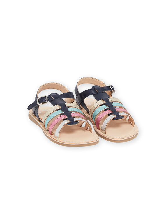 Sandali alla schiava multicolore bambina NASANDMILA / 22KK354HD0E070