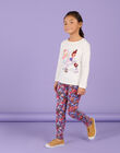 Pantaloni con stampa a fiori RAPURPANT2 / 23S901L1PAN703