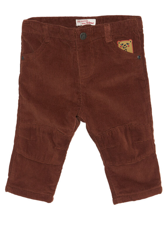 Pantaloni velluto cannella neonato GUBRUPAN2 / 19WG10K2PAN809