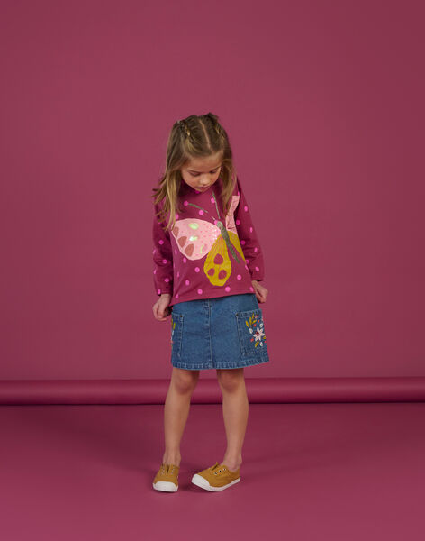 T-Shirt con stampa a pois e motivo farfalla RAMAGTEE1 / 23S901T1TML718