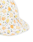 Cappello bianco e giallo neonata NYIHOCHA / 22SI09C3CHA000