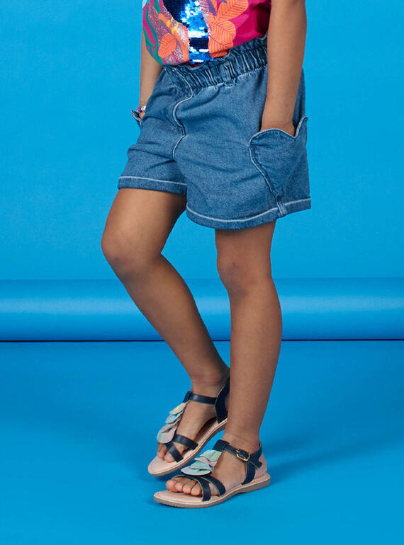 Shorts in jeans blu LANAUSHORT / 21S901P1SHOP274