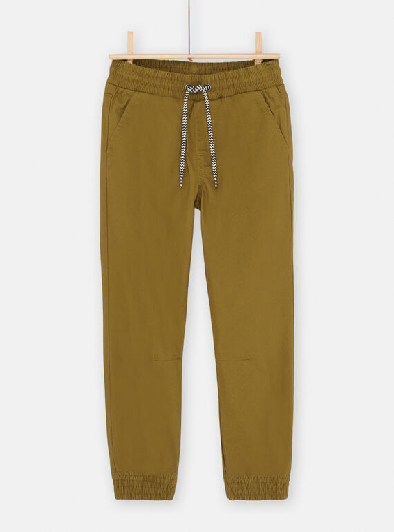 Pantaloni kaki con elastico in vita bambino SOJOPATWI1 / 23W902G1PAN612
