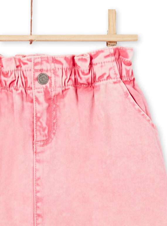 Gonna in jeans rosa bambina MAKAJUP1 / 21W901I1JUPD305