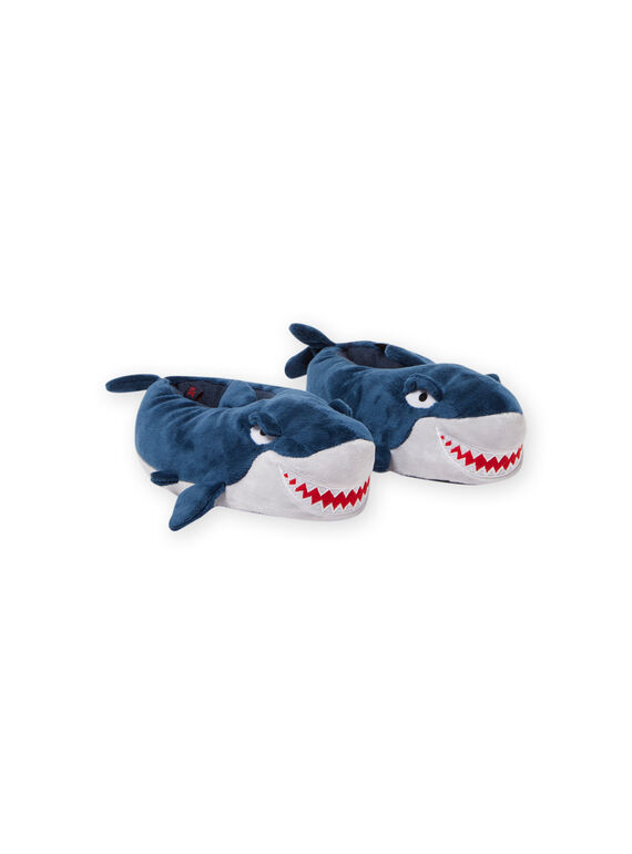 Pantofole blu squalo 3D bambino MOPANTREQ3D / 21XK3631PTD715