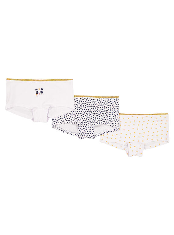 Set 3 culotte in jersey bambina GEFAHOTPAN / 19WH11N2SHY000
