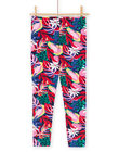 Leggings multicolore con stampa a fiori RYANAULEG1 / 23SI01N1CAL070
