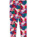 Leggings multicolore con stampa a fiori