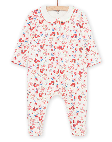 Tutina a maniche lunghe con stampa scoiattolo PEFIGREFOR / 22WH1331GRE001
